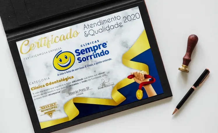 foto do certificado de ganhador do prêmio